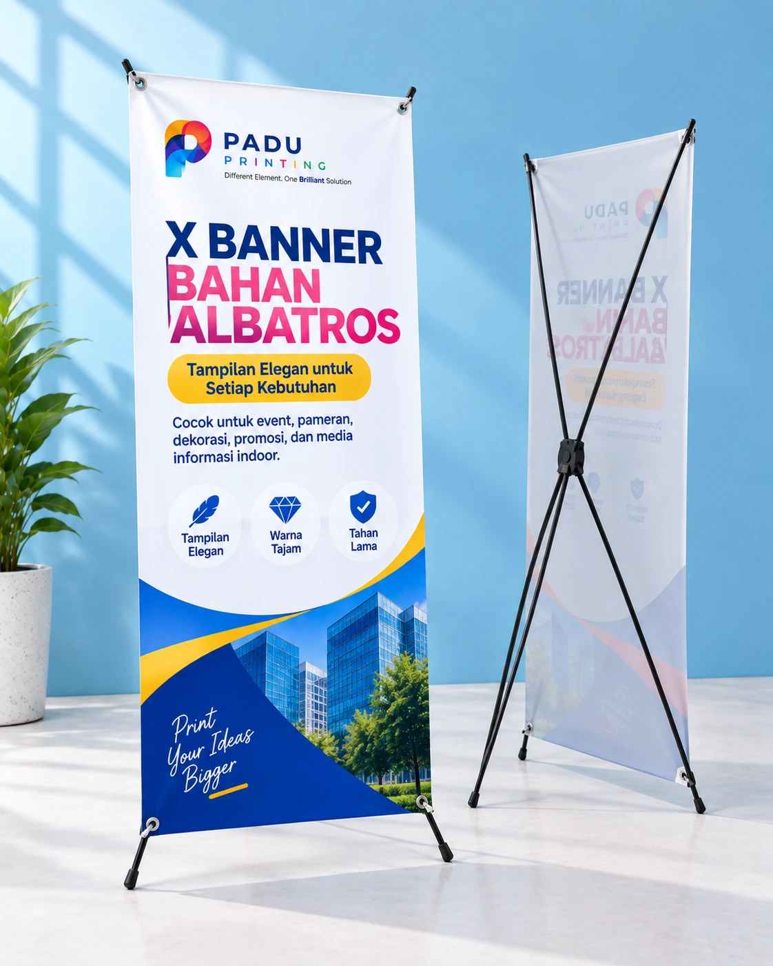X-Banner Bahan Albatros
