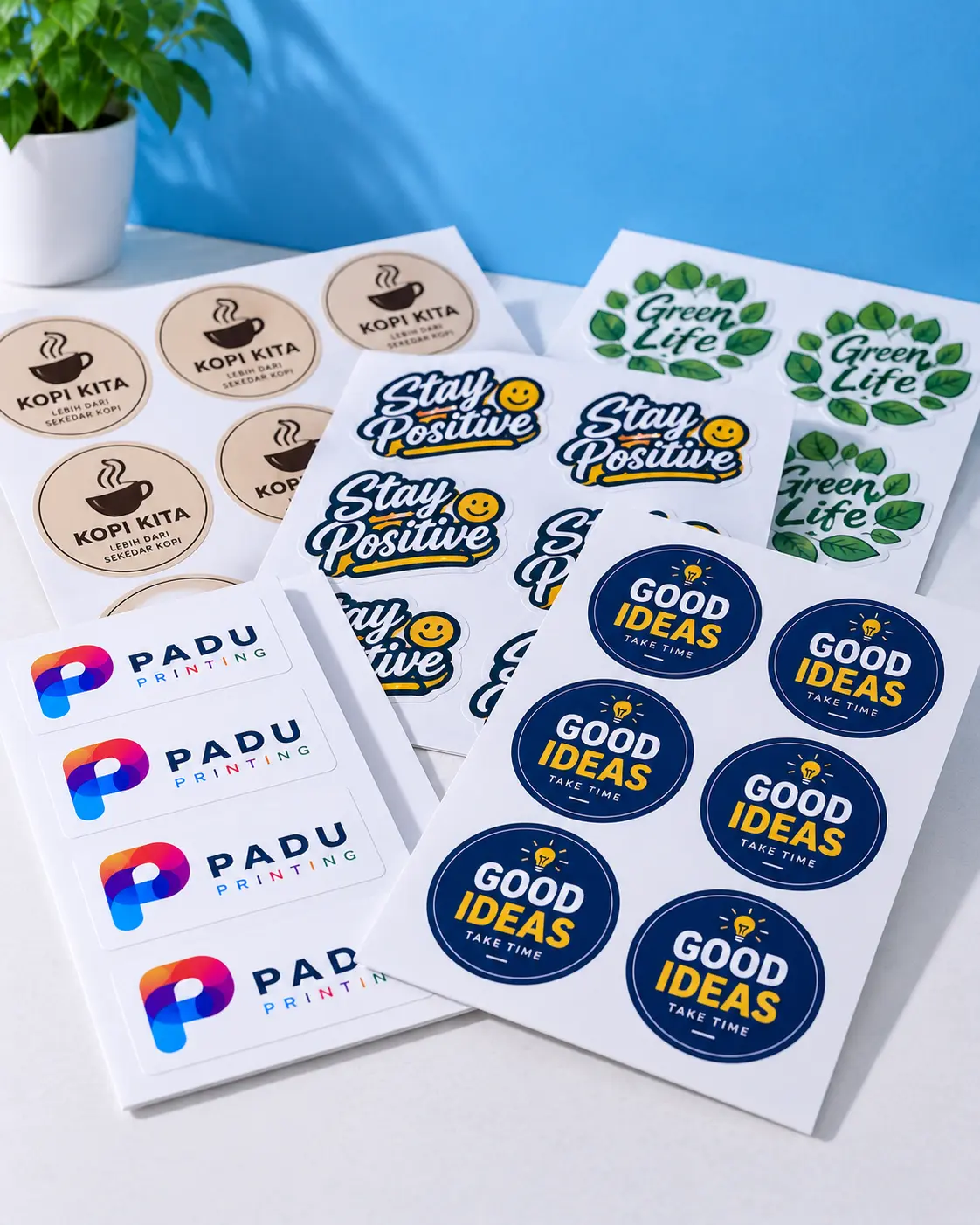 Cetak Cetak Stiker Polyfoam - PADU Printing